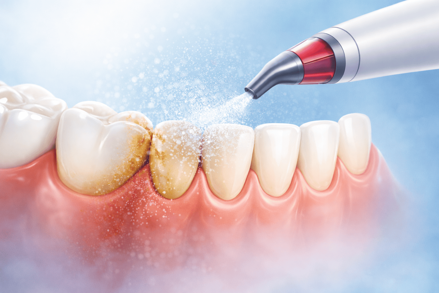 Чистка зубов Air Flow